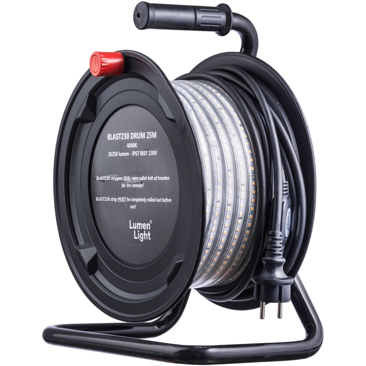 LumenLight Blast230 LED-list på trumma, 25 meter