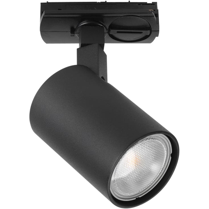 Astro Ascoli track 1-Faset skinnespot 230V GU10, mat sort