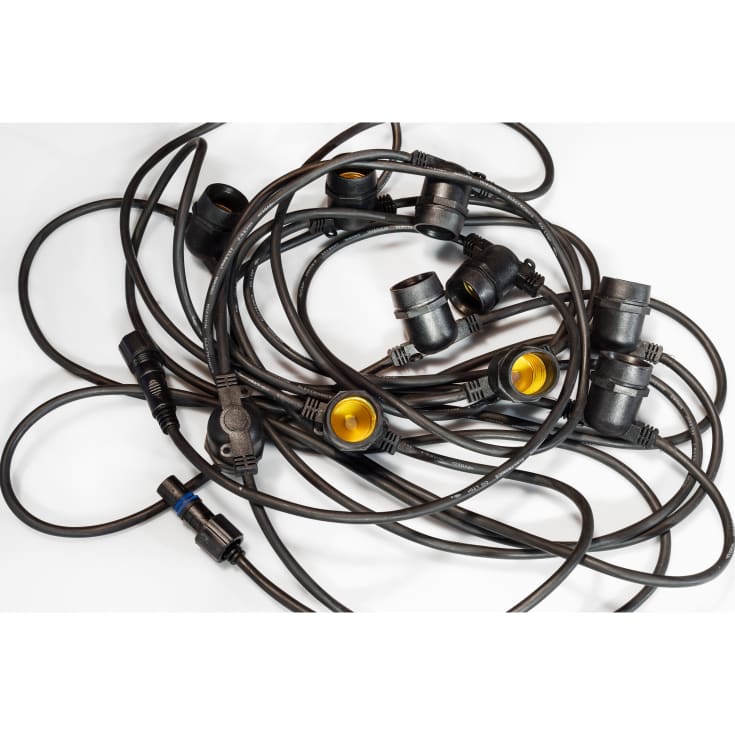 MK String light lyskæde med 20 stk. E27 fatninger