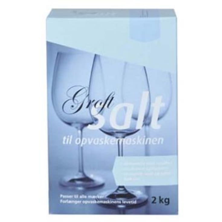 Filtersalt til opvaskemaskiner, groft, 2 kg
