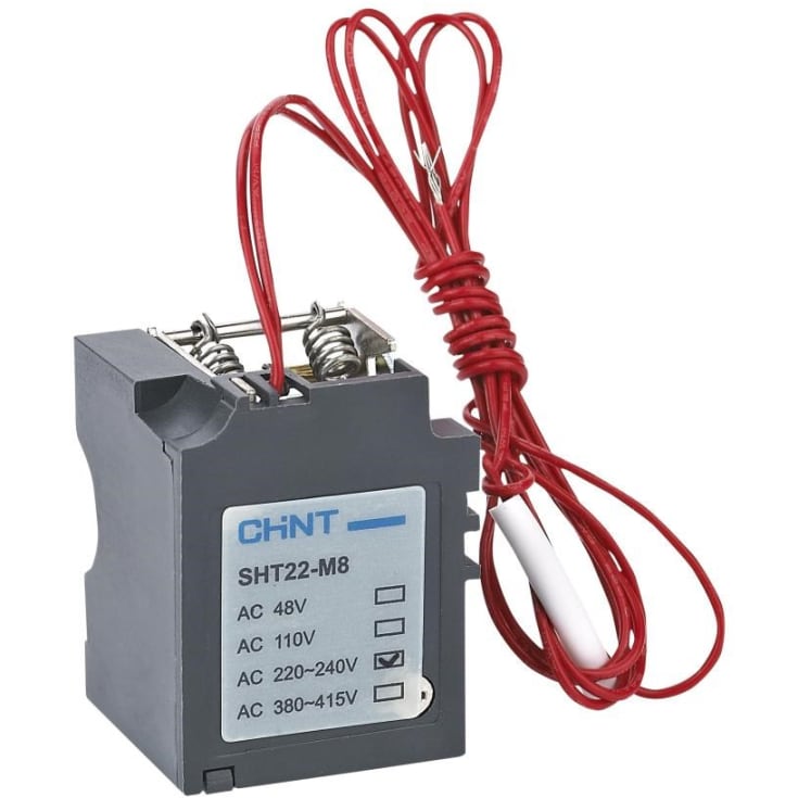 Elit Scandinavia Chint MCCB shuntudløser, SHUNT24-M8, AC220-240V, 800A