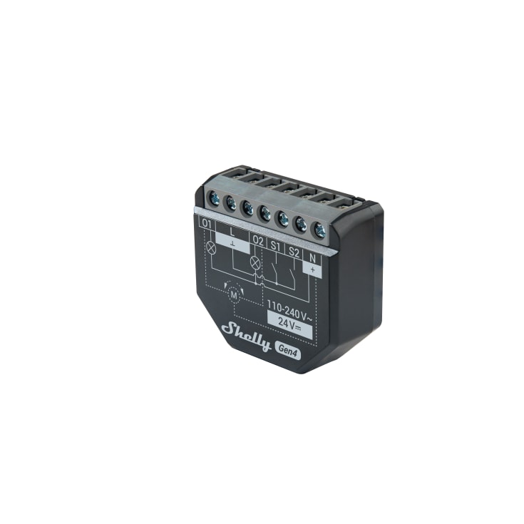 Shelly 2PM Gen4 WiFI & Zigbee-relä/persienner, 2 kanaler