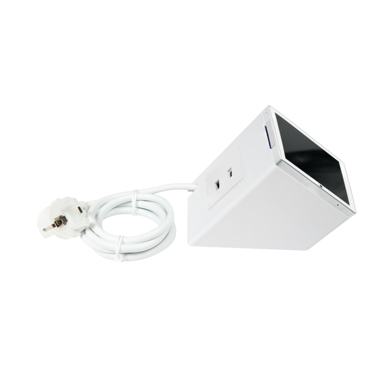 Shelly USB oplader til bordholder, hvid
