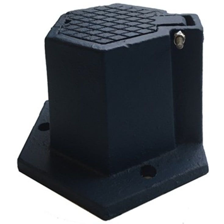 70/100 x 130 mm sekskantet, fast stophanedæksel