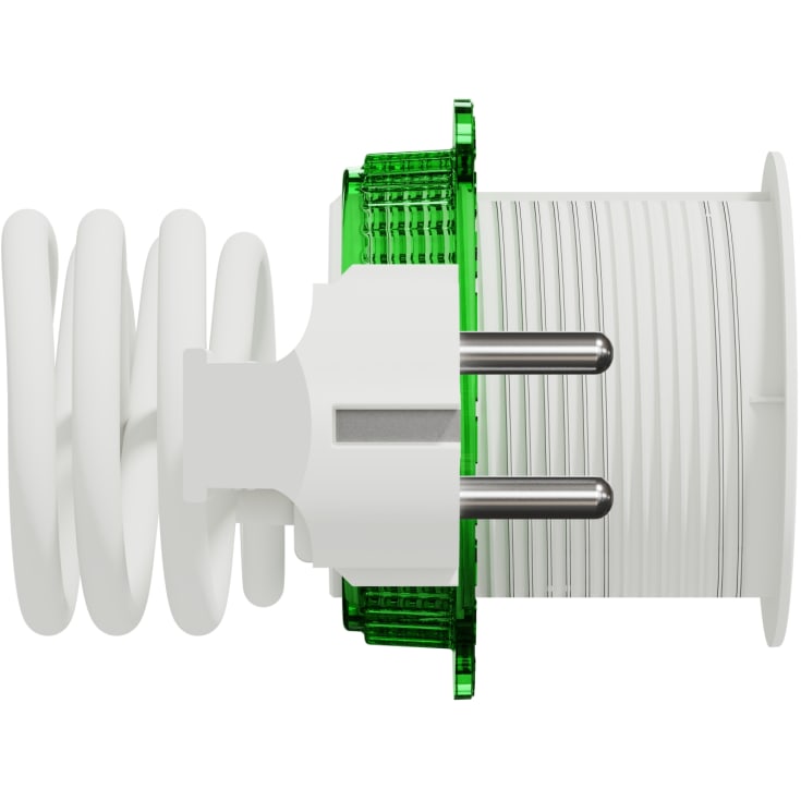 Schneider Unica+ XS bord stikkontakt, USB-A, hvid