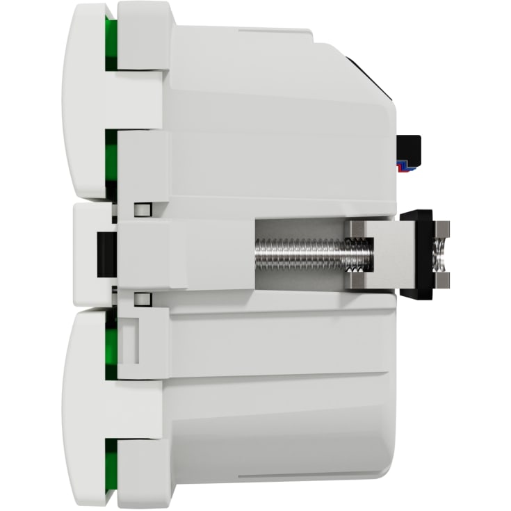 LK Fuga Wiser dobbelt relæ, hvid