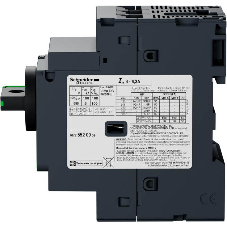 Schneider GV2P04 motorværn 0,4-0,63 A