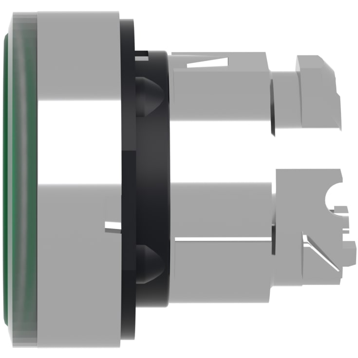 Schneider Harmony lamptryckhuvud grön ZB4BW333