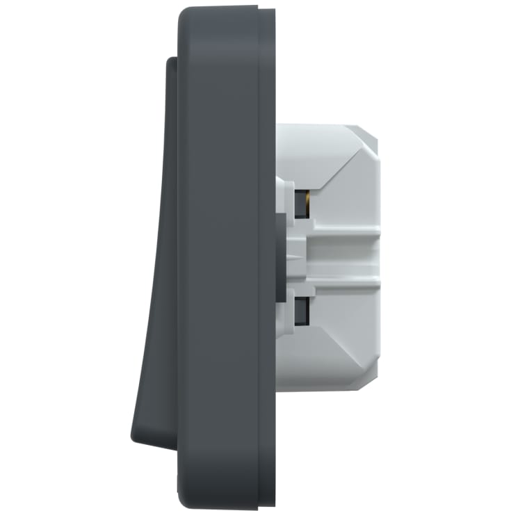 LK Opus 74 Afbryder krone, Antracit