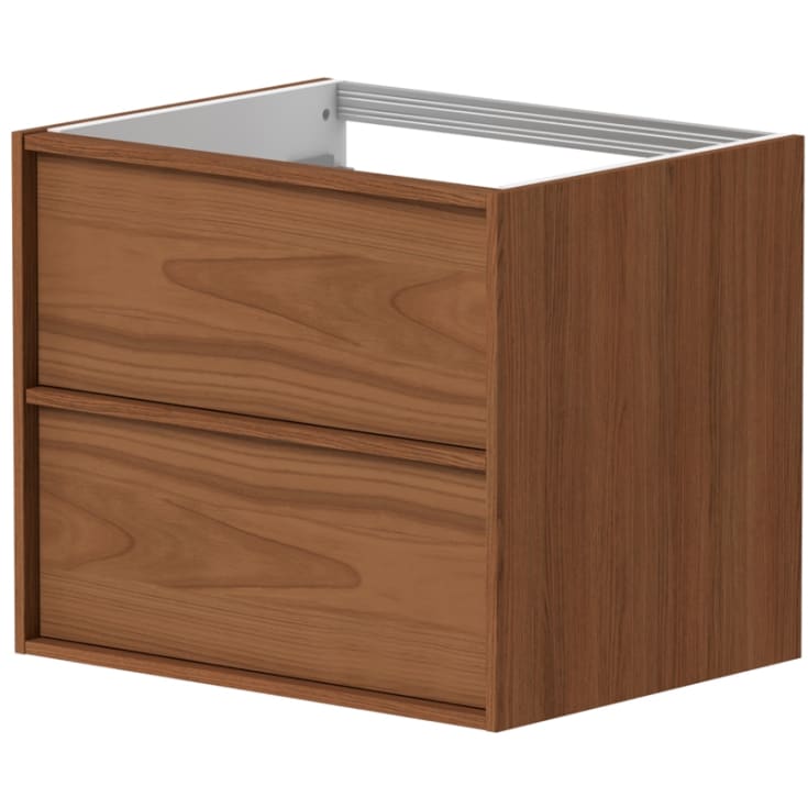 Korsbakken Home underskap, med 2 skuffer, soft-close, 59x45,7 cm, lys brun eik