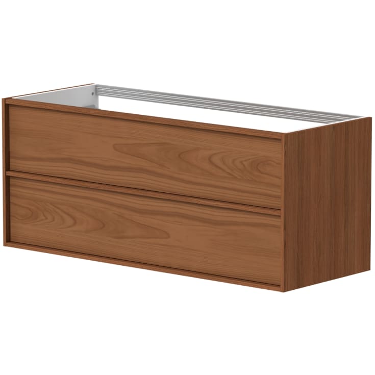Korsbakken Home servantskap, 2 skuffer, soft-close, dobbel, 119x45,7 cm, lys brun eik