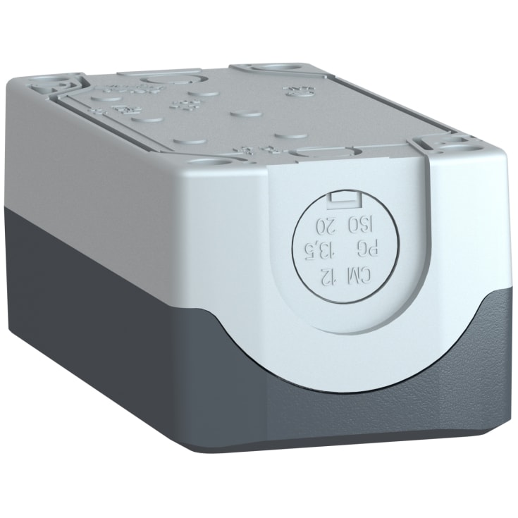 Schneider Harmony XALD03 trykknapkasse med 3 huller