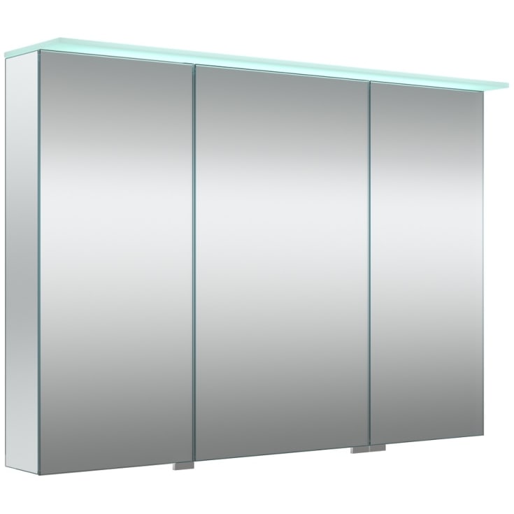 Korsbakken Vetro speilskap 100 med lystopp, stikkontakt, 101x72,7 cm