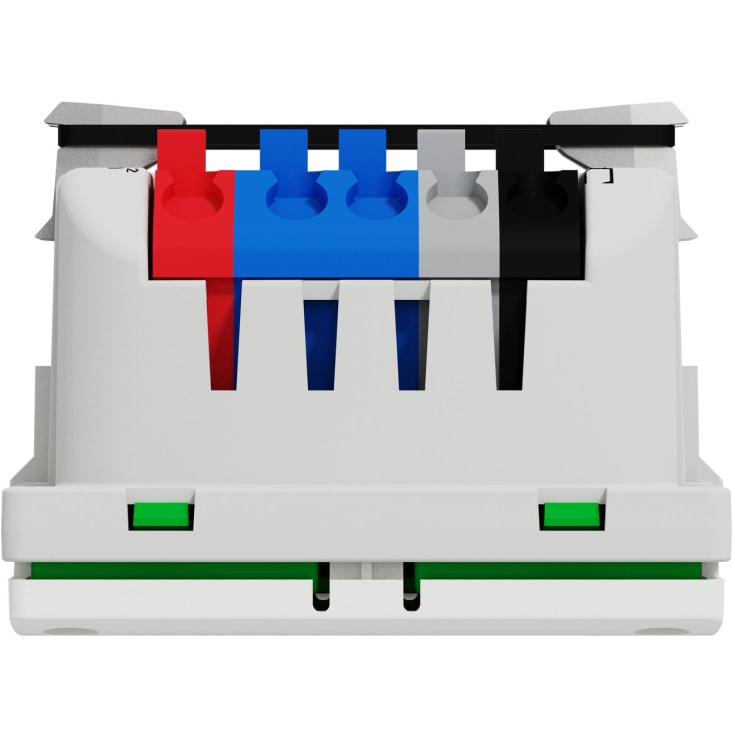 LK Fuga Wiser dobbelt relæ, hvid