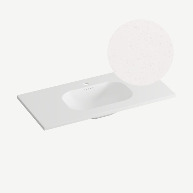 Korsbakken Nice møbelservant, 100,5x46,5 cm, terrazzo beige