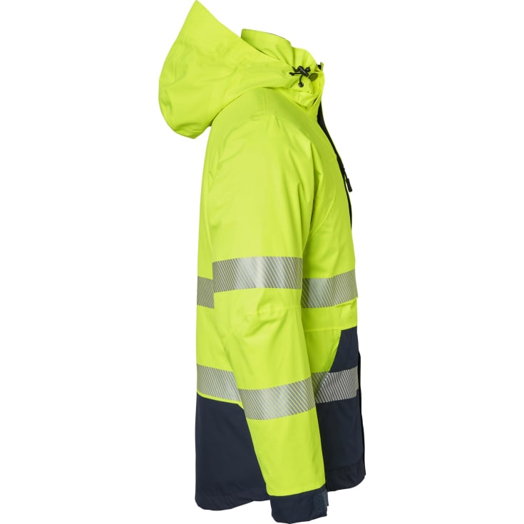 Top Swede 3-i-1 vinterjakke 127, Hi-Vis Gul/Navy, 2XS