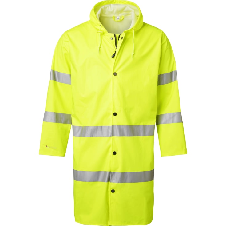 Top Swede regnfrakke 9295, Hi-Vis Gul, XL