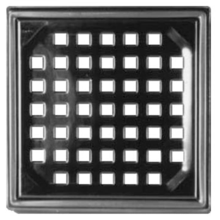 Purus MaxiFlex afløbsrist, rist og ramme, 154,2x154,2 mm, rustfrit stål