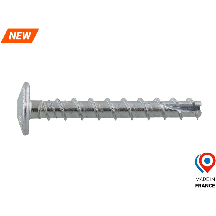 Betonskrue 6,0 x 40/5 mm, Tapcon 5, FZB, TX17, DH, 100 stk.