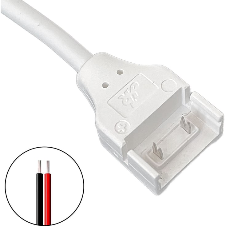 Tilslutningsadapter 2pin for IP67/IP68 SC SMD/COB 10mm