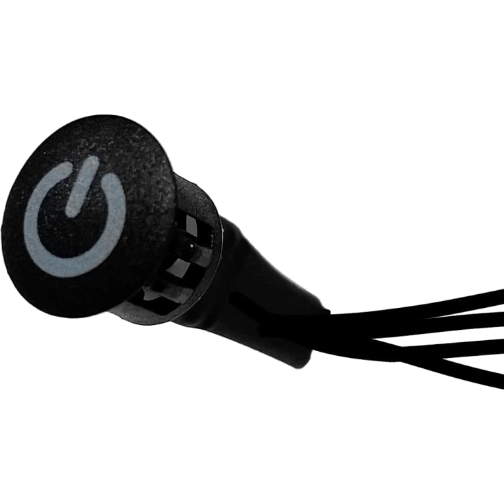 Strömbrytare med touchdimmer 2x2 m kabel