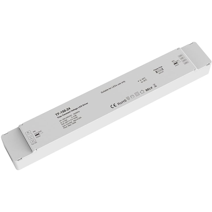 Ecofoss LED driver, TRIAC/PUSH dæmpbar, 24V, 150W