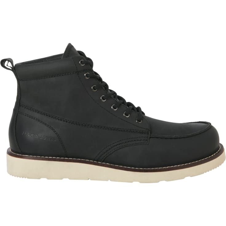 Jack & Jones JFWTORONTO læderstøvler, Black, 43
