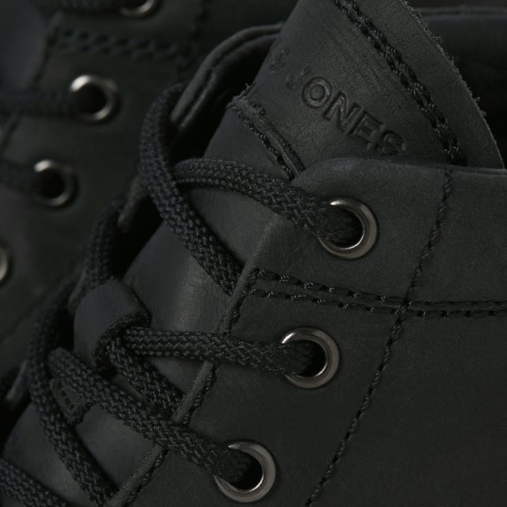 Jack & Jones JFWTORONTO læderstøvler, Black, 43