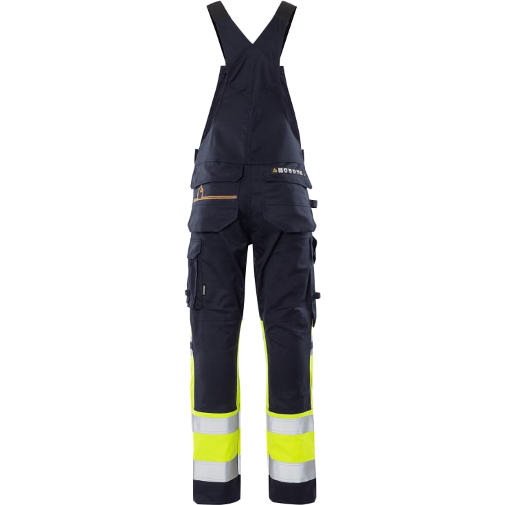 Fristads Flamestat overalls 2168 ATHF full stretch, Hi-Vis Gul/Mørk Marine, C52