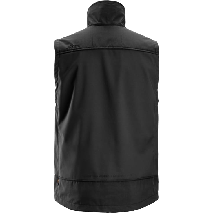 Snickers AllroundWork softshellvest 4506, Black/Black, 3XL