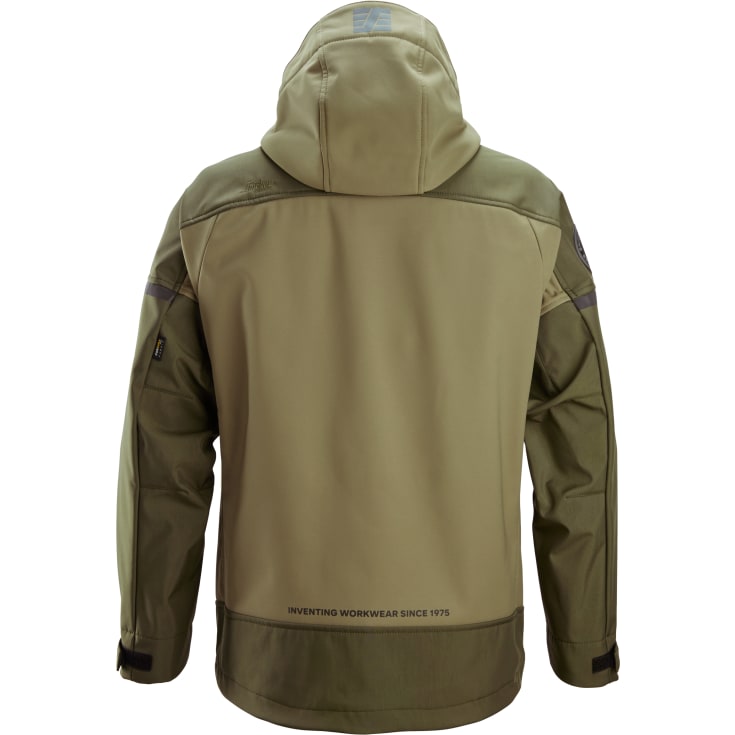 Snickers AllroundWork softshelljakke 1226, Khaki Green/Dark Khaki Green, 2XL