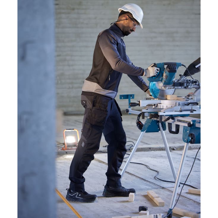 Engel Entire arbejdsbukser full stretch, Black/Anthracite Grey, 104