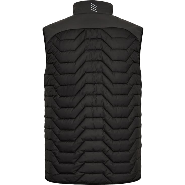 Engel Entire vatteret vest, Black/Anthracite Grey, 3XL