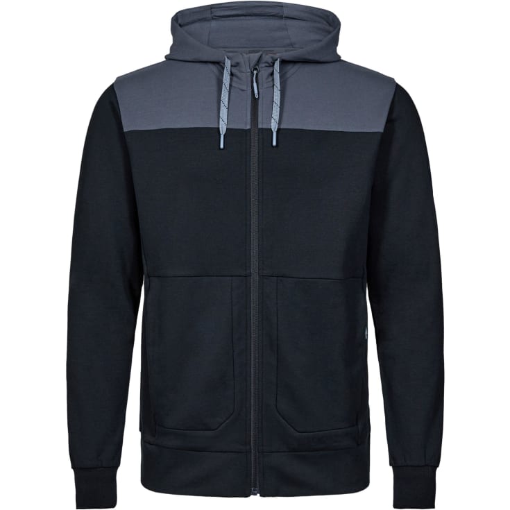 Engel Entire hættetrøje med lynlås, Deep Blue/Dark Sea, 2XL