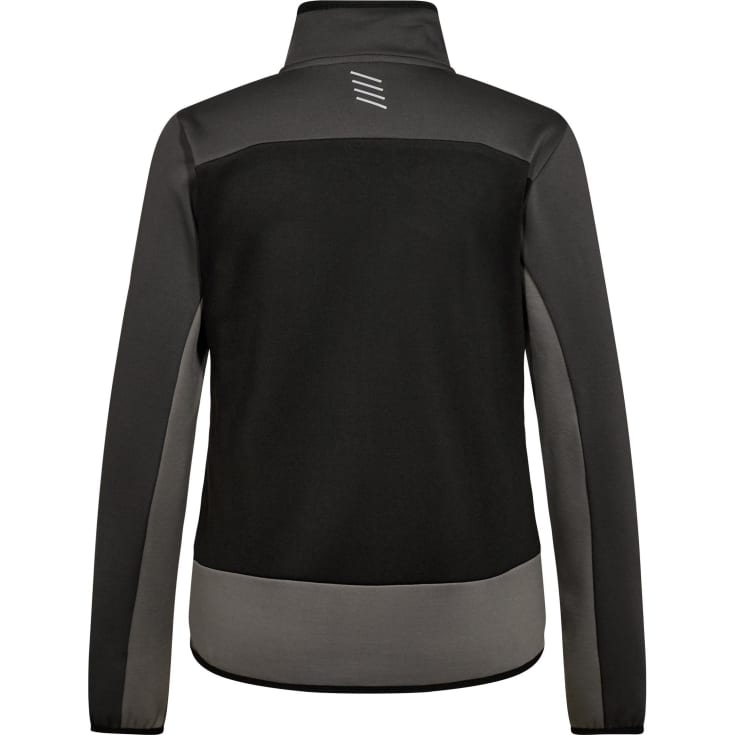Engel Entire dame midlayer cardigan, Black/Anthracite Grey, M