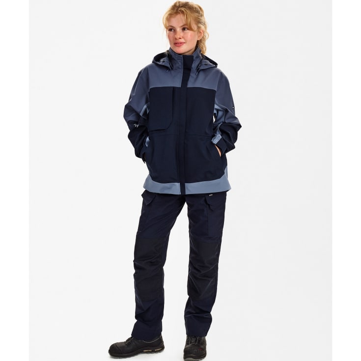 Engel Entire dame skaljakke, Deep Blue/Dark Sea, L