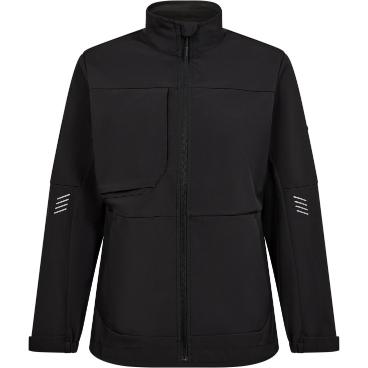 Engel Entire dame softshelljakke, Black, M