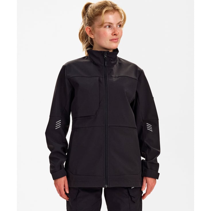 Engel Entire dame softshelljakke, Black, M
