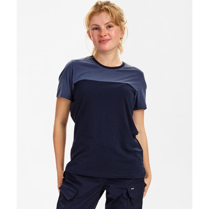 Engel Entire dame T-shirt, Deep Blue/Dark Sea, M