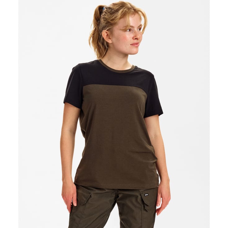 Engel Entire dame T-shirt, Forest Green/Black, S
