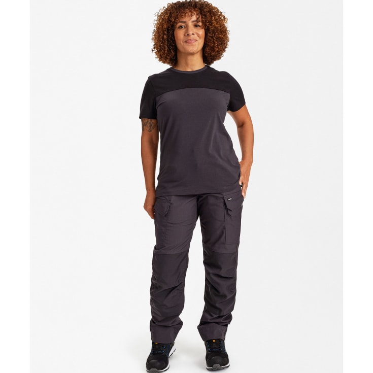Engel Entire dame T-shirt, Anthracite Grey/Black, M