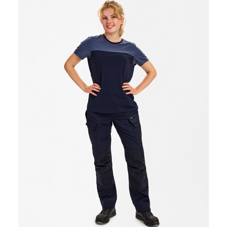Engel Entire dame T-shirt, Deep Blue/Dark Sea, M