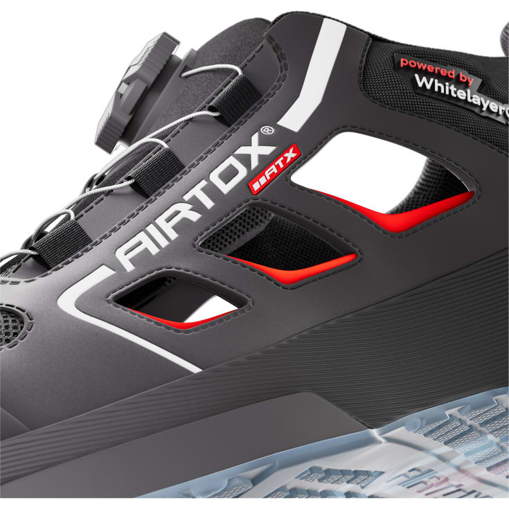 Airtox FS22 ATX sikkerhedssandal S1PS, Sort, 45