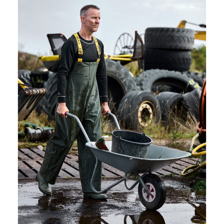 ELKA Elements PU/PVC regnoveralls, Olivengrøn, 3XL