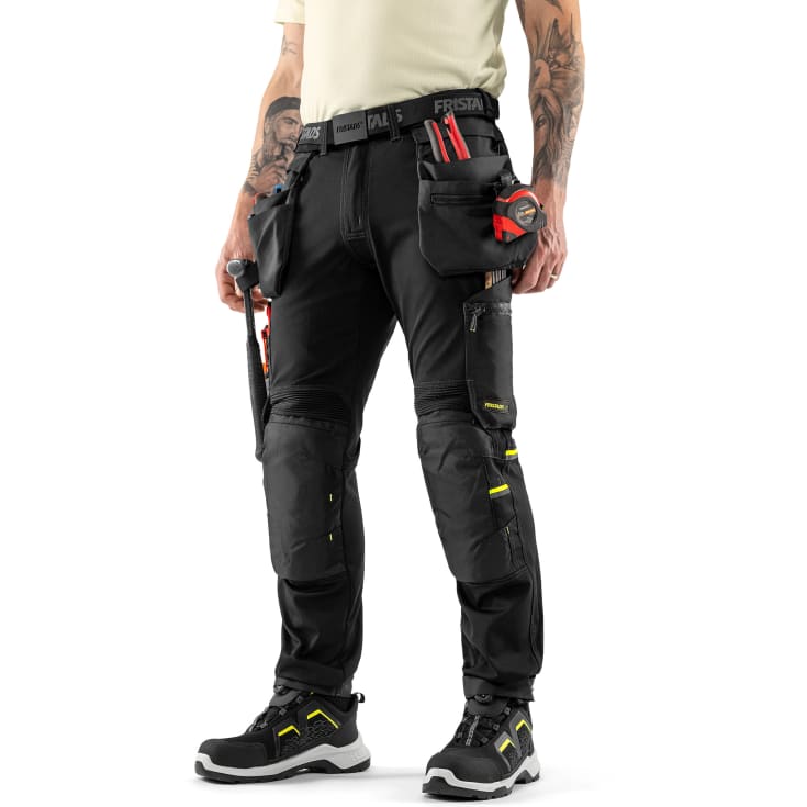 Fristads Flex håndværkerbukser 2800 GSTT full stretch, Sort, C50