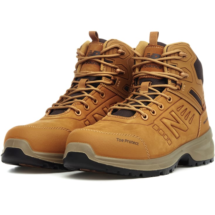 New Balance Calibre Wheat sikkerhedsstøvler S3, Brun, 41,5