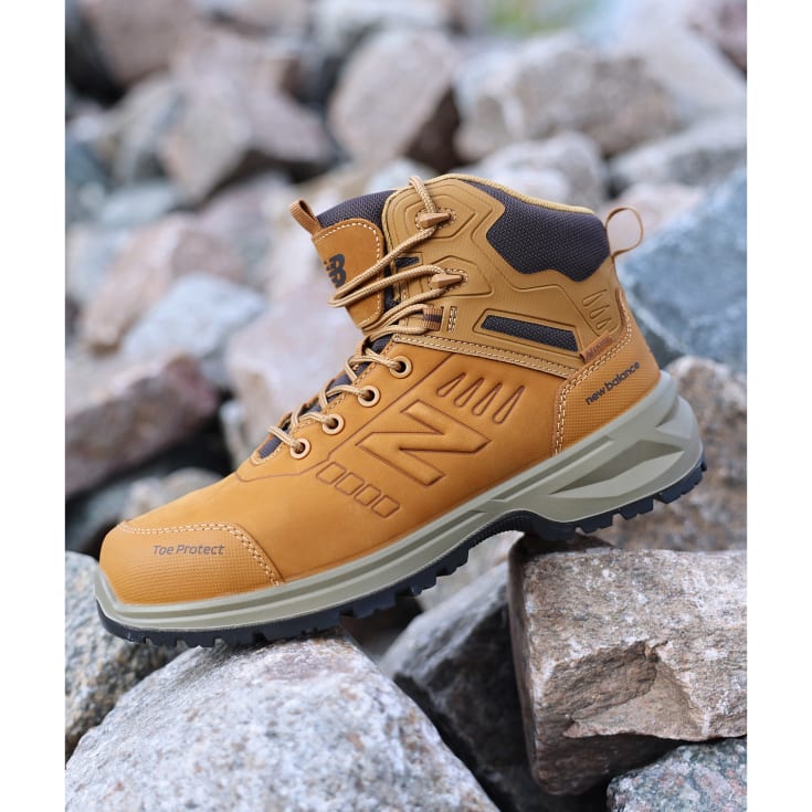 New Balance Calibre Wheat sikkerhedsstøvler S3, Brun, 41,5