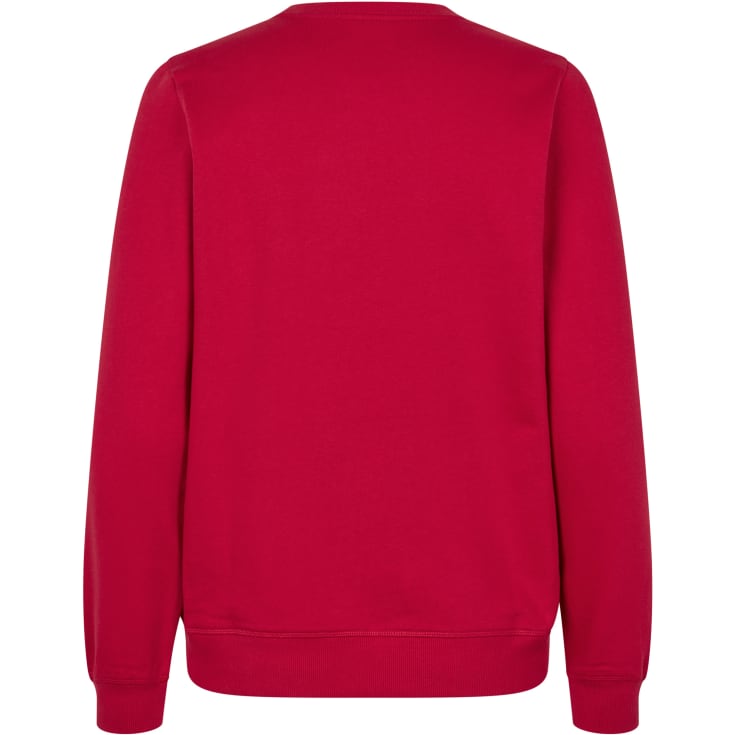 ID økologisk dame sweatshirt, Rød, M