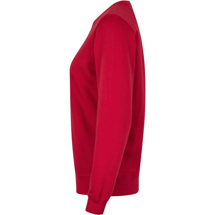 ID økologisk dame sweatshirt, Rød, M