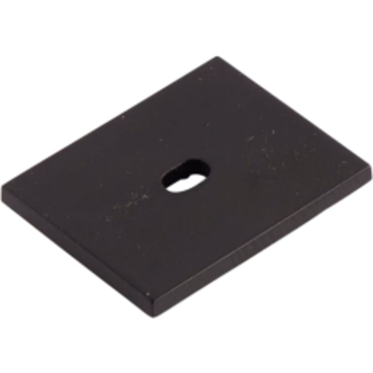 Ansell endehette med hull, 26x21,3 mm, svart